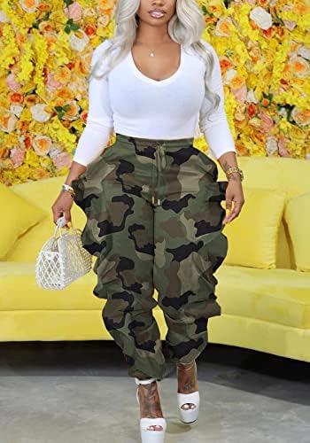 DINGANG Fringe High Waisted Pants Women