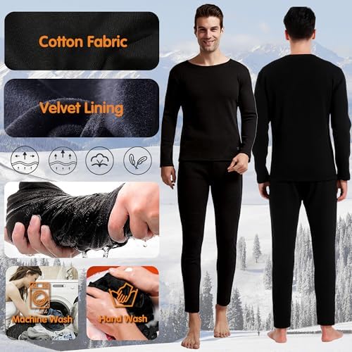 Stay Warm All Year Round with the YANYNGS Electric Heated Thermal Underwear Set