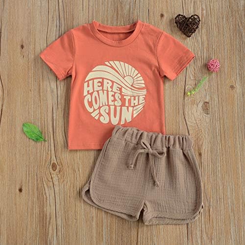 Summer Casual T-Shirts and Shorts Set for Toddler Boys