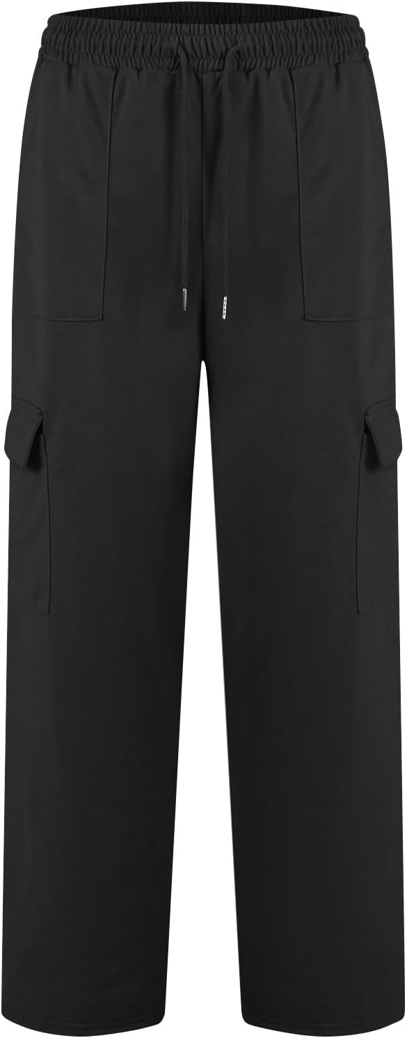 ADHOWBEW Womens Cargo Sweatpants