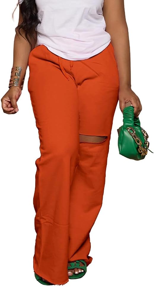 Wide Leg Pants for Women Comfortable Drawstring
