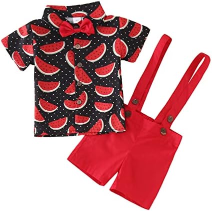 Red Toddler Set - Watermelon Print