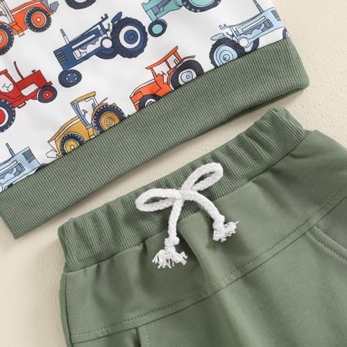 Gaono Toddler Farm Tractor Outfit - Cozy Baby Boy Essentials
