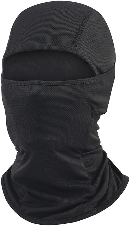 OVOY Black Full Face Ski Mask for Motorcycle Riding