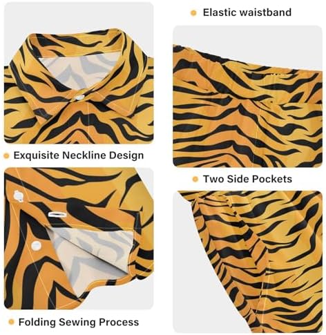 Visesunny Baby Toddler Boys 2-Piece Short Shirts Set