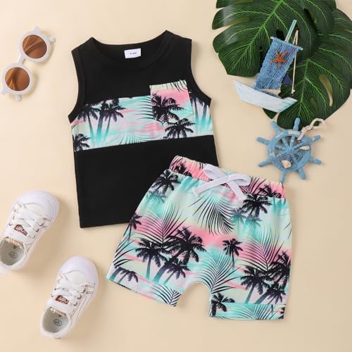 Honganda 2-Piece tropical Toddler Set