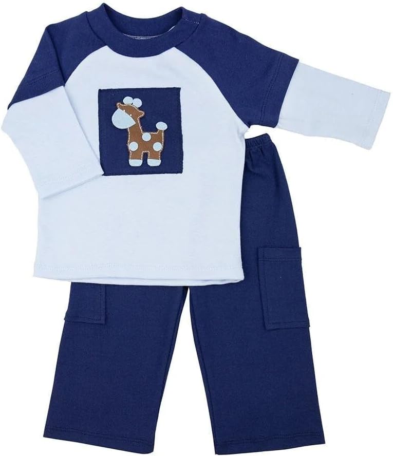 Haute Baby Boys Blue Infants Pant Set