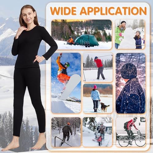 Warm and Comfortable Heating Underwear Set for Women