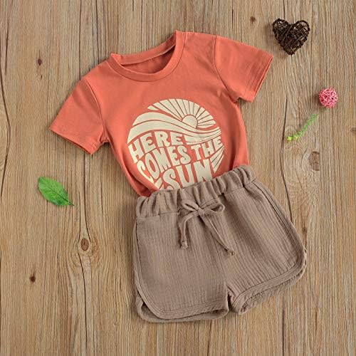 Summer Casual T-Shirts and Shorts Set for Toddler Boys