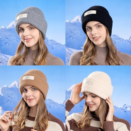 Warm Skull Knit Beanie