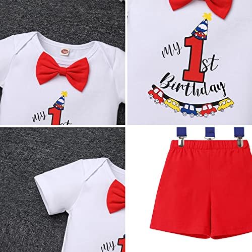 Elegant Baby Boy First Birthday Cake Smash Set