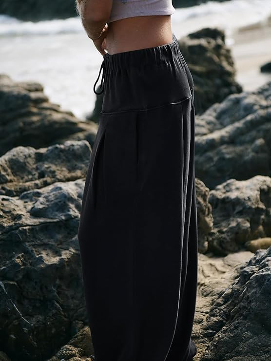 TITOMD Womens Wide Leg High Waist Baggy Pants