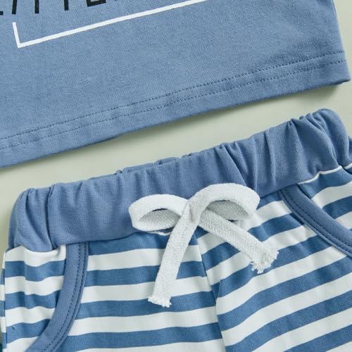 Engofs Toddler Summer Outfit Trendy T-Shirts Shorts for Babies