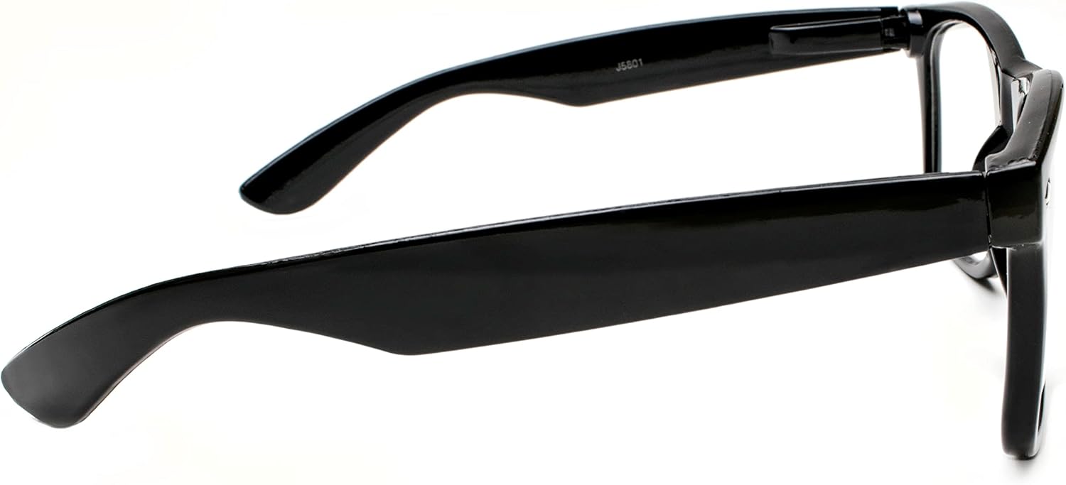 Kangaroo Black Superhero Nerd Glasses