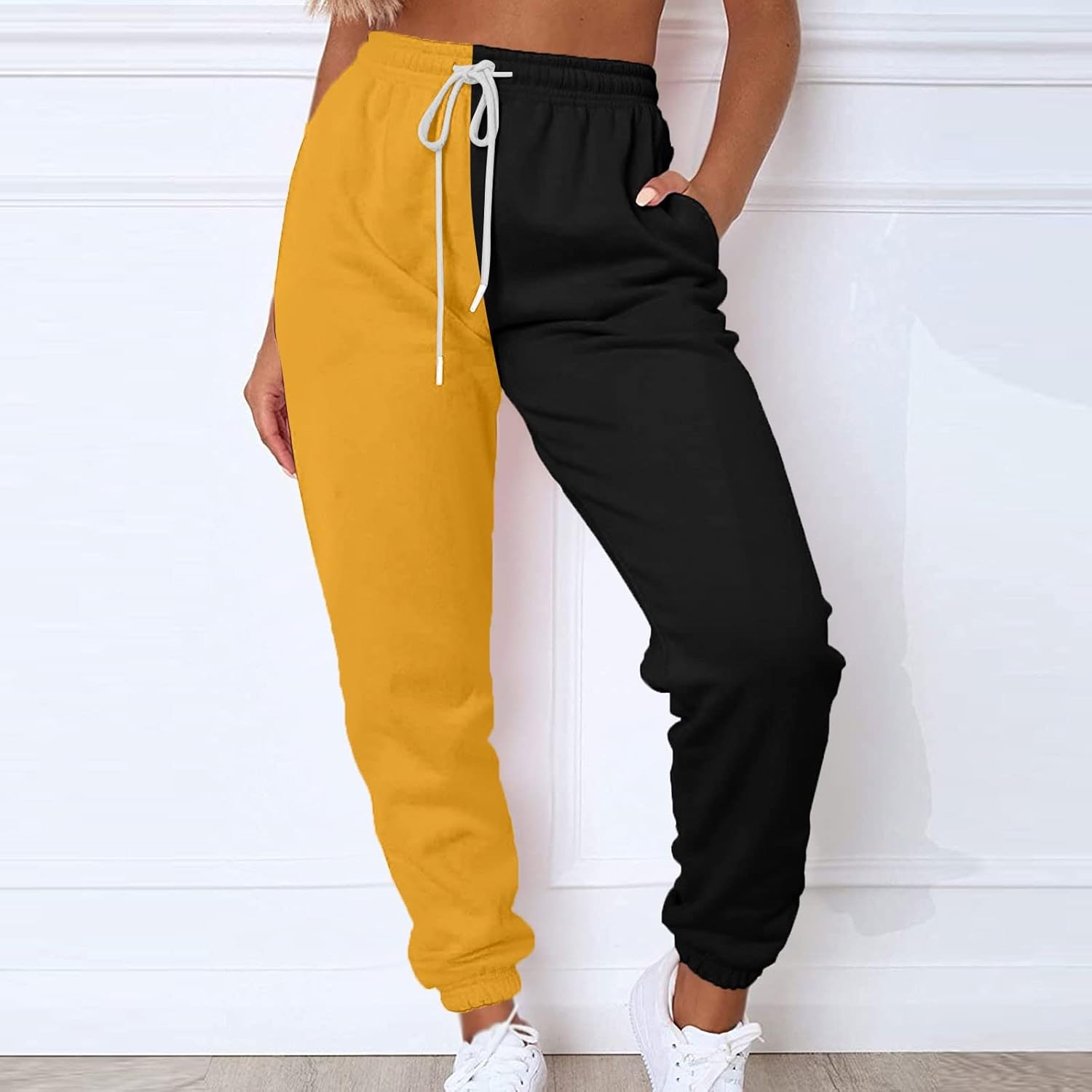 High-Waisted Fleece Pocket Womens Mathematical