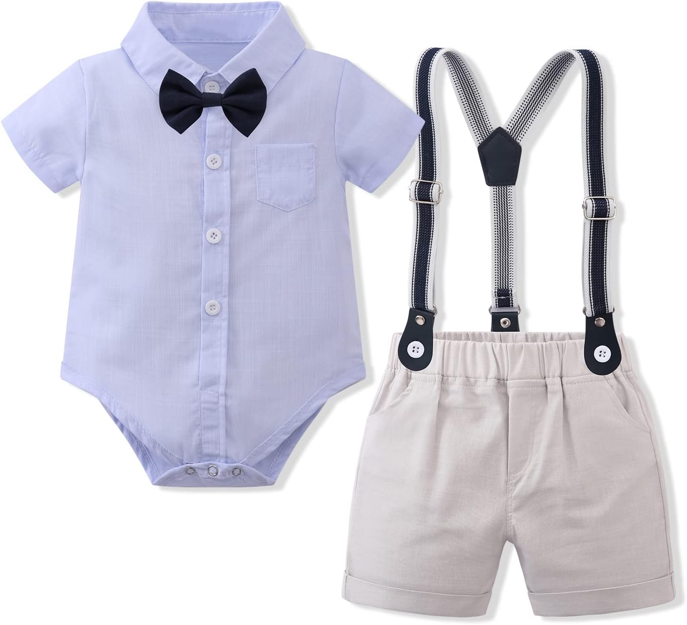 IDOPIP Baptism Outfits for Boys