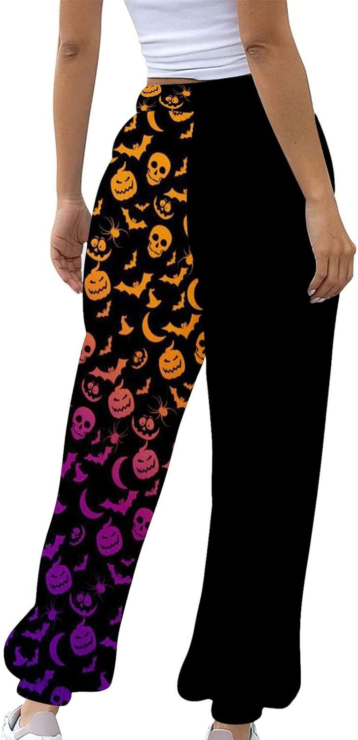 Casper Halloween Printed Baggy Sweatpants Casual Trendy Pants for Women