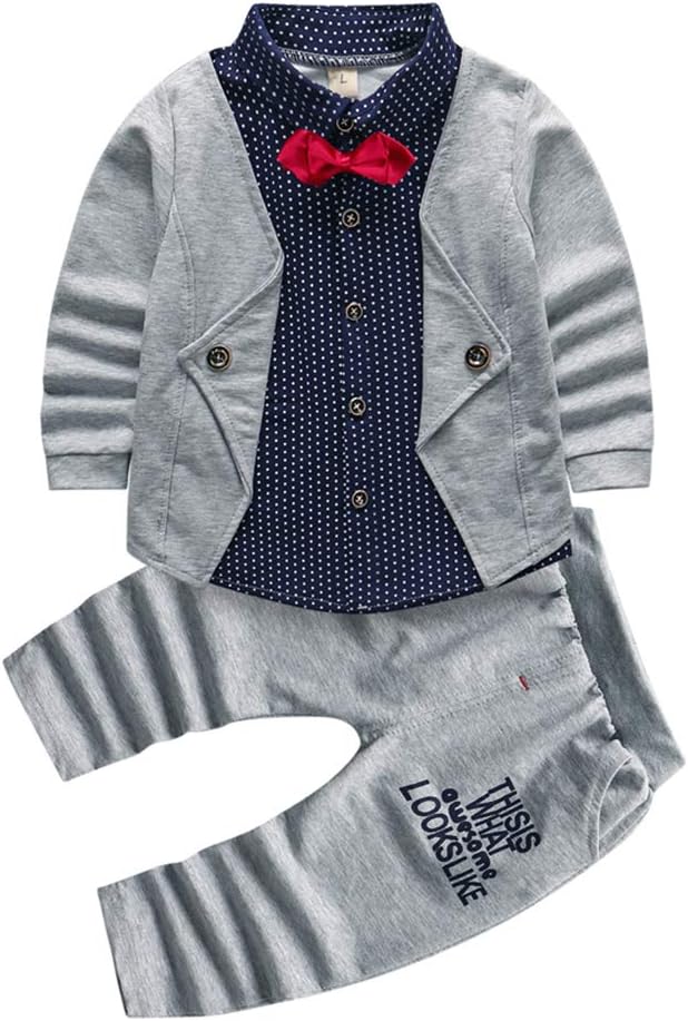 HZXVic Baby Boys Gentleman Outfits Suits Formal Toddler Adults Set