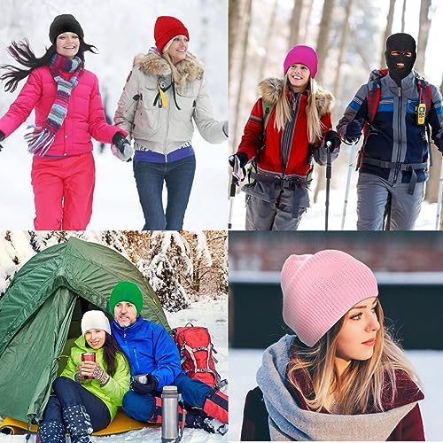 Tmflexe 3-Hole Full Face Ski Mask Winter Balaclava Cap
