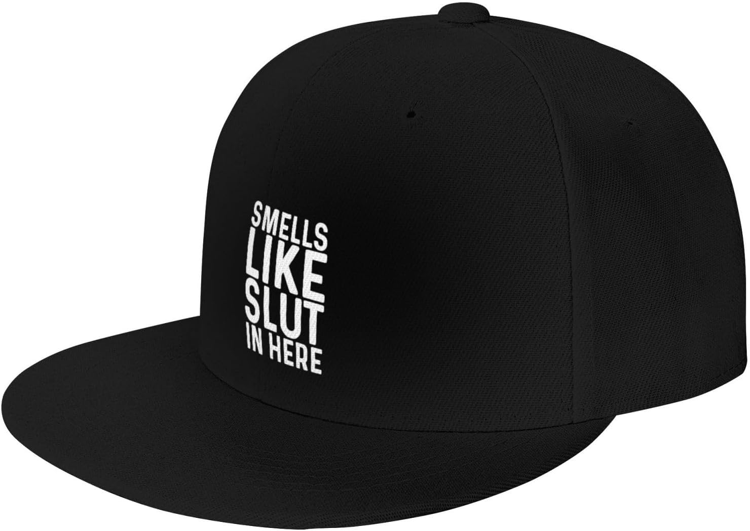 Smells Like Slut in Here Flat Bill Cap for Men and Women
