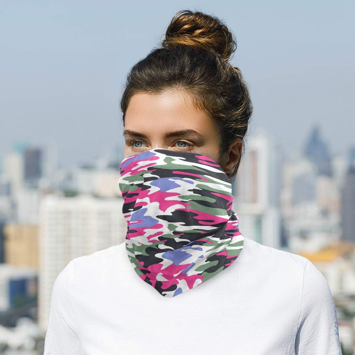 My Little Nest Unisex Face Cover - Stretchy Balaclava with Novelty Bandana