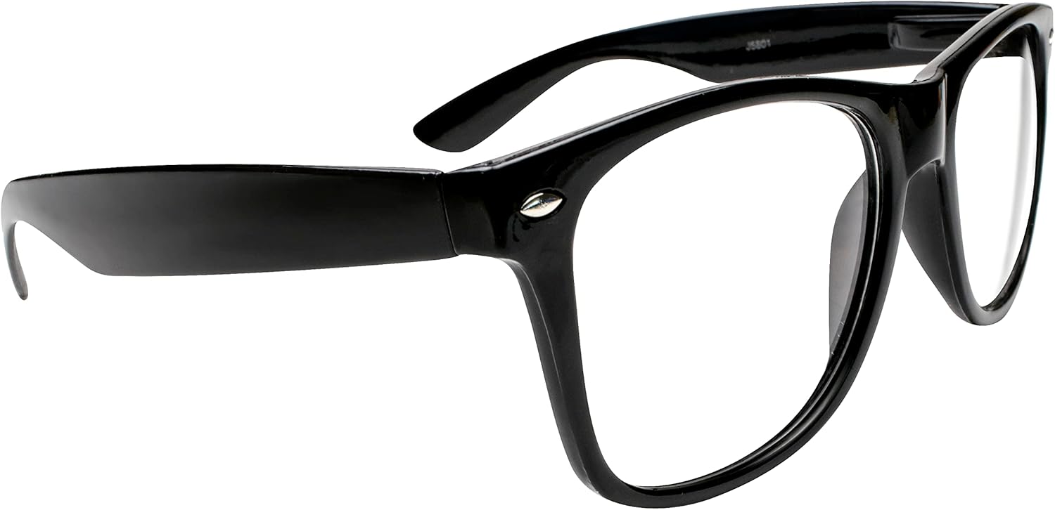 Kangaroo Black Superhero Nerd Glasses