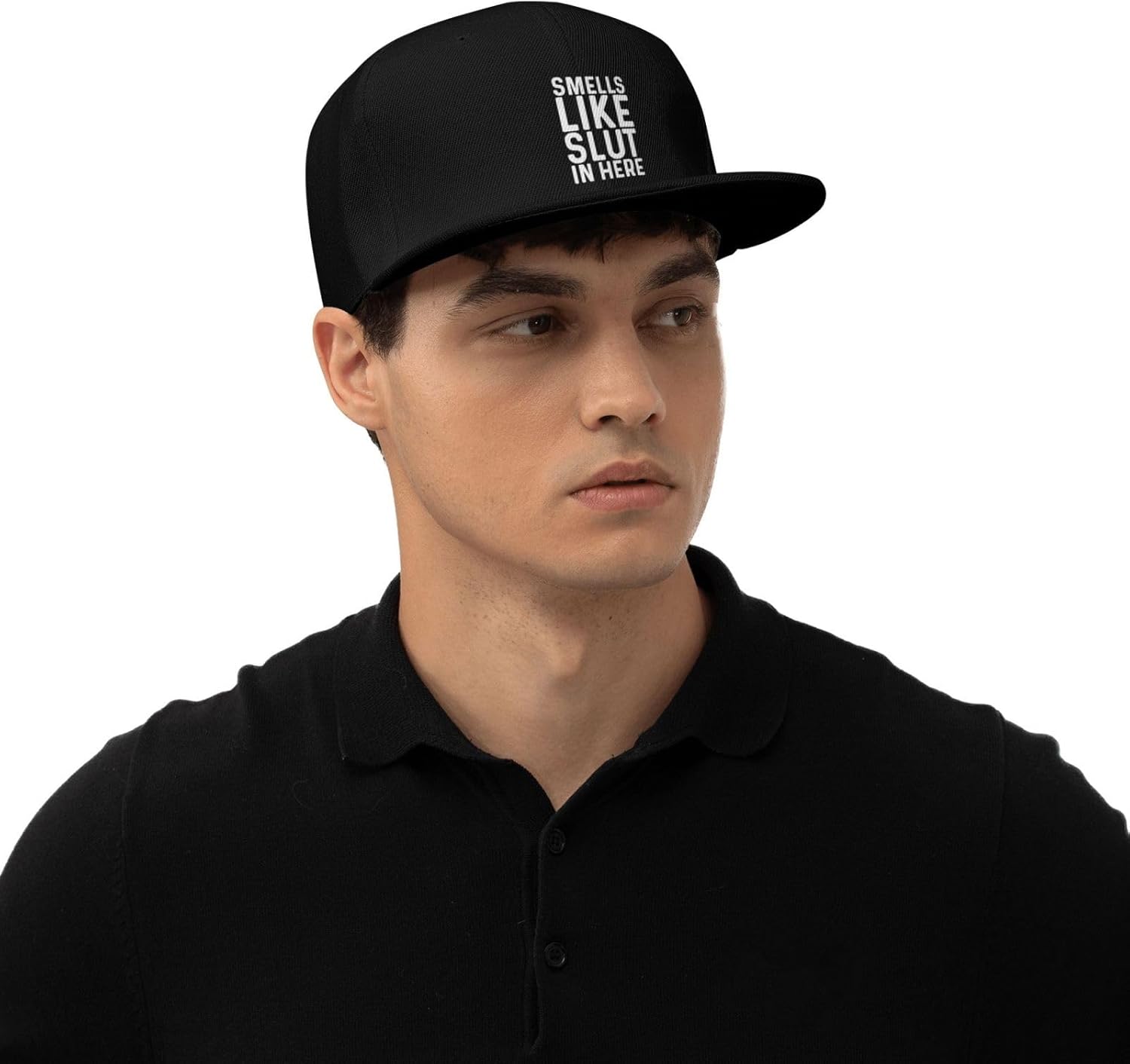 Smells Like Slut in Here Flat Bill Cap for Men and Women