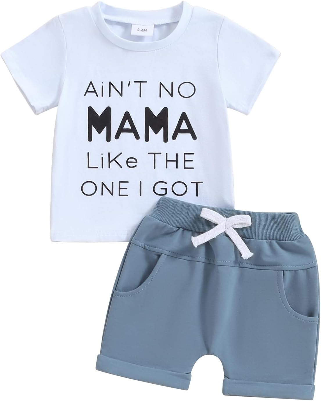 MABABY Toddler Summer Boys Outfits Set