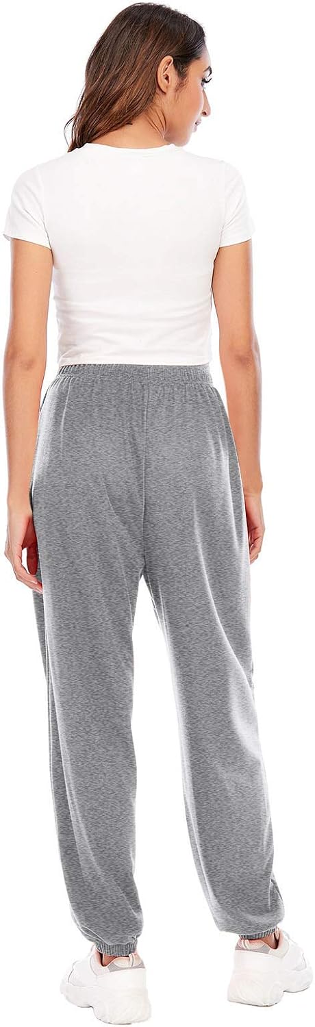 High-Waisted Pocketed Sweatpants for Teen Girls