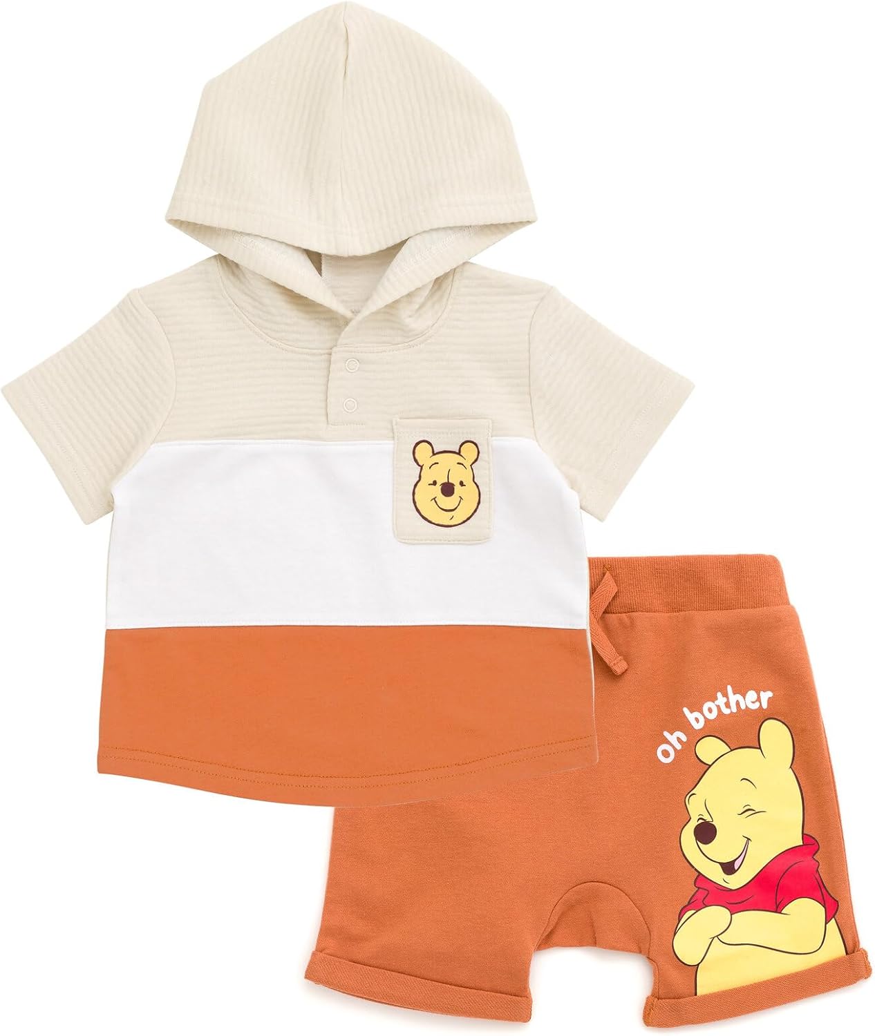 Perfect Disney Pullover Hoodie Shorts Set for Little Ones