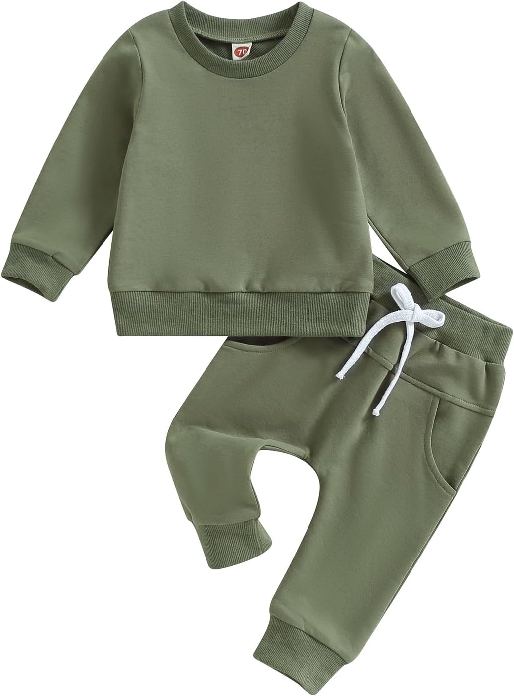 Mabackly Toddler Boys Sweatsuit Soft Breathable