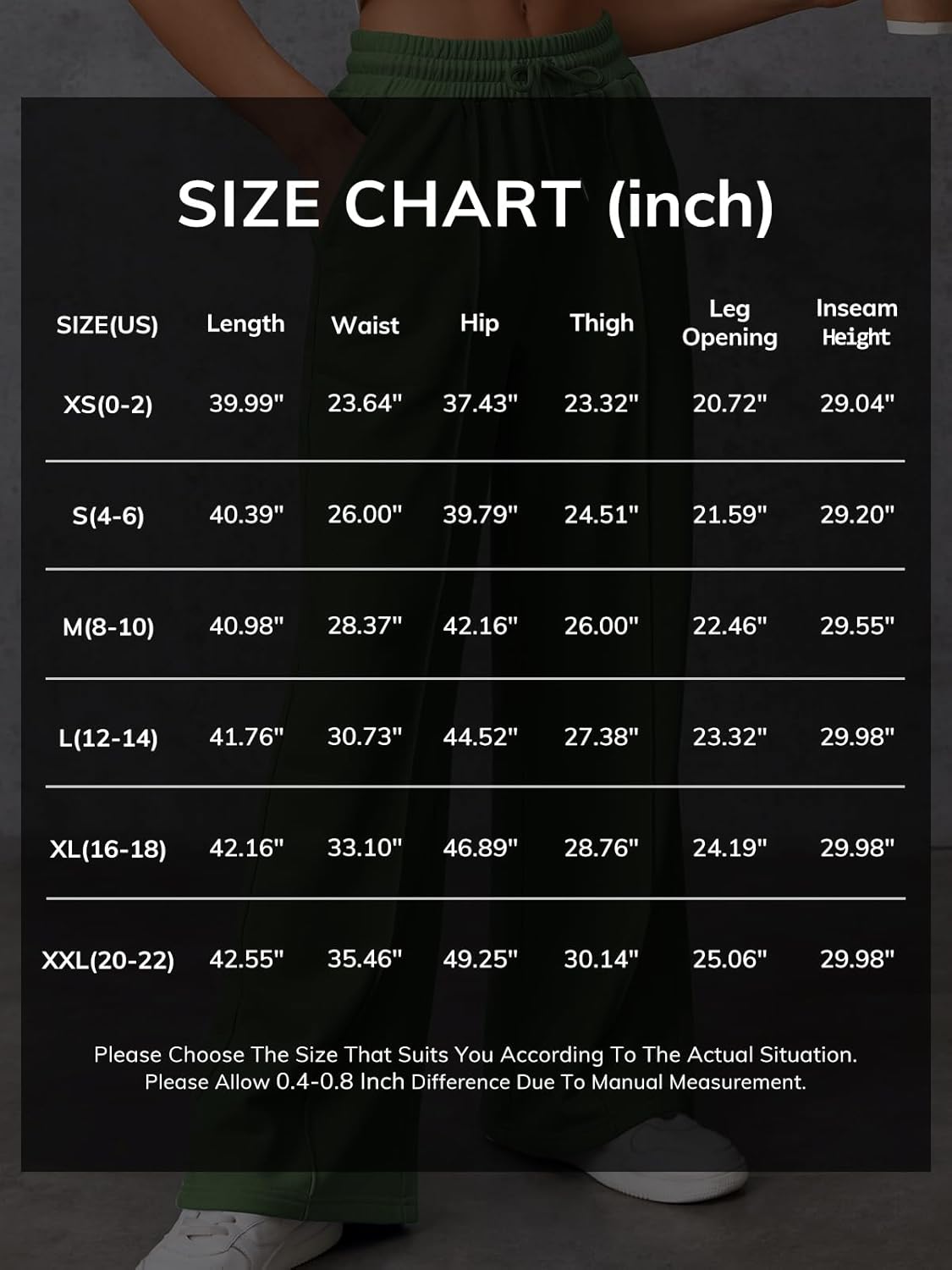 StylishMIROMIHO Womens Wide Leg Sweatpants