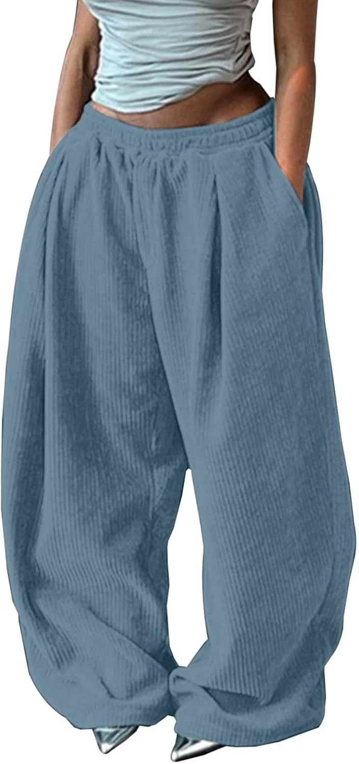 Chic-Low-Waist-Drawstring-friend-Pants