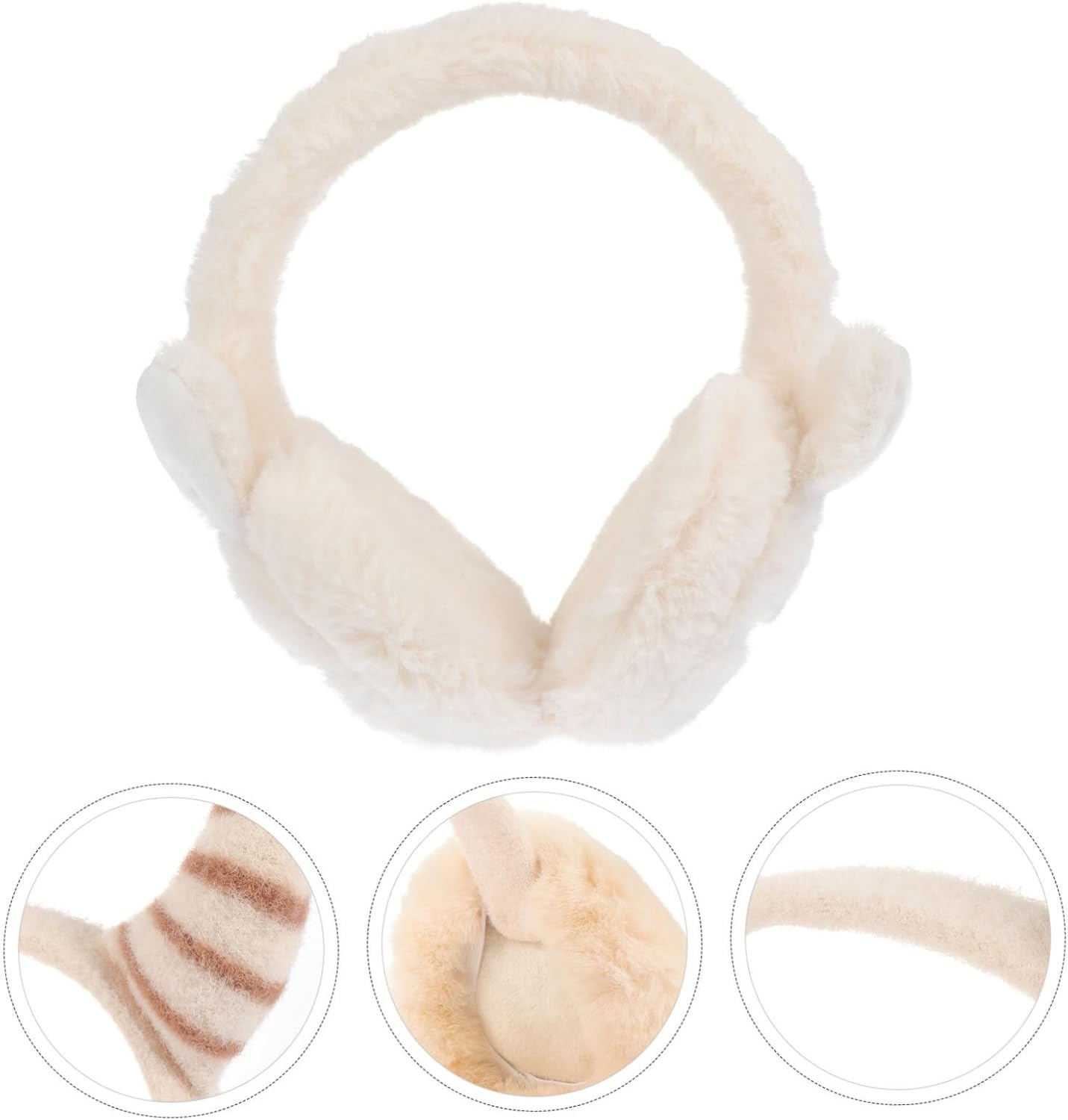 Warm Earmuffs for Women Soft Furry Ear Protection for Winter