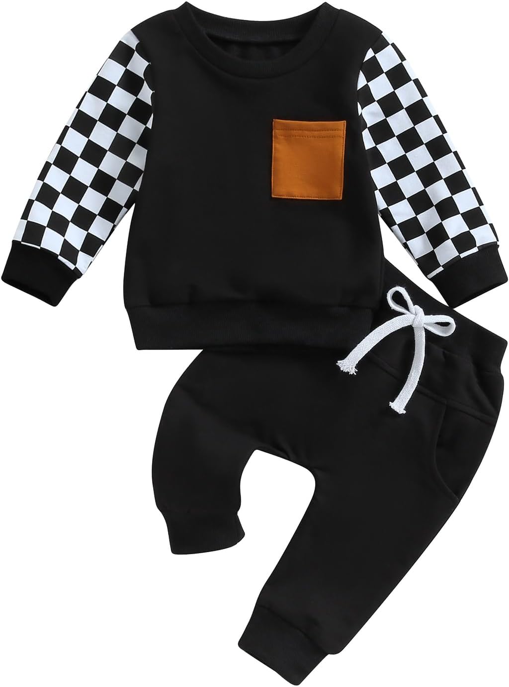 Perfect Fall Outfit for Kids Plaid Topple Joggers Set