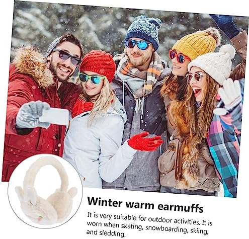 Warm Earmuffs for Women Soft Furry Ear Protection for Winter