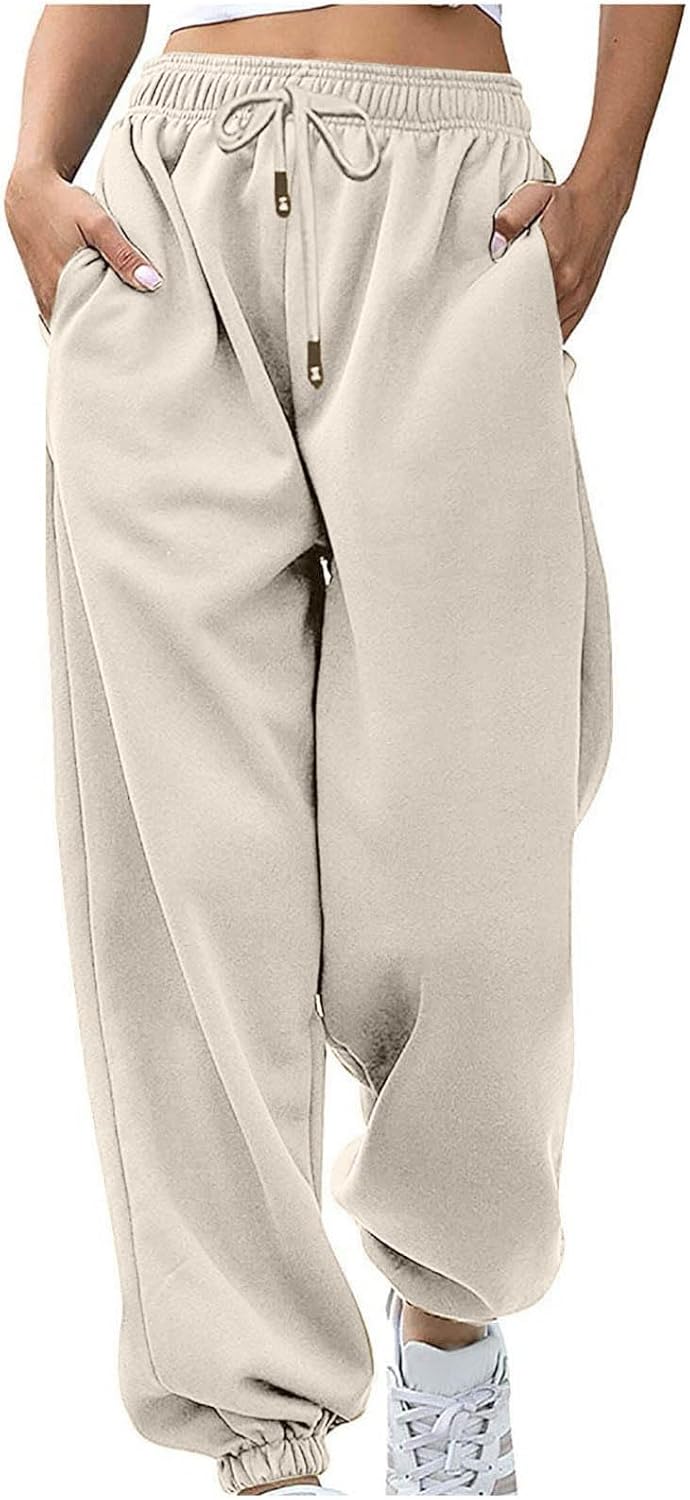 2024 Wide Leg Joggers Womens