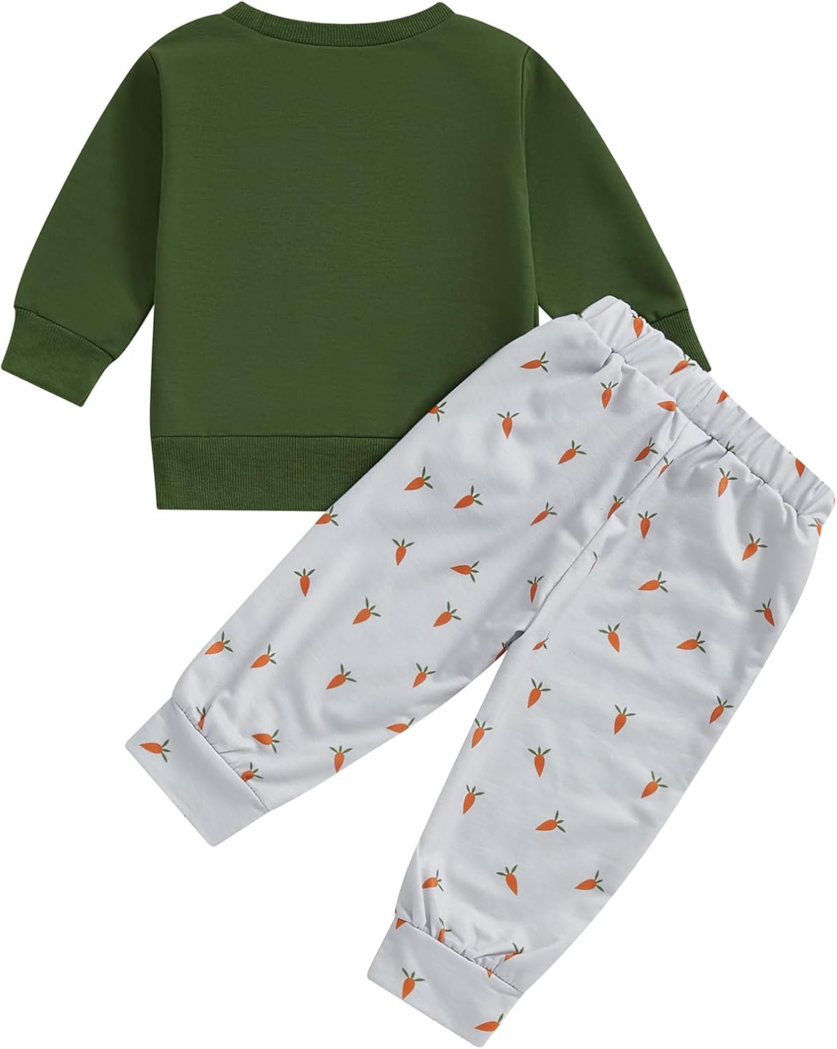 Perfect Toddler Boys Rabbit Carrot Embroidery Spring Clothes 6M-4T Set