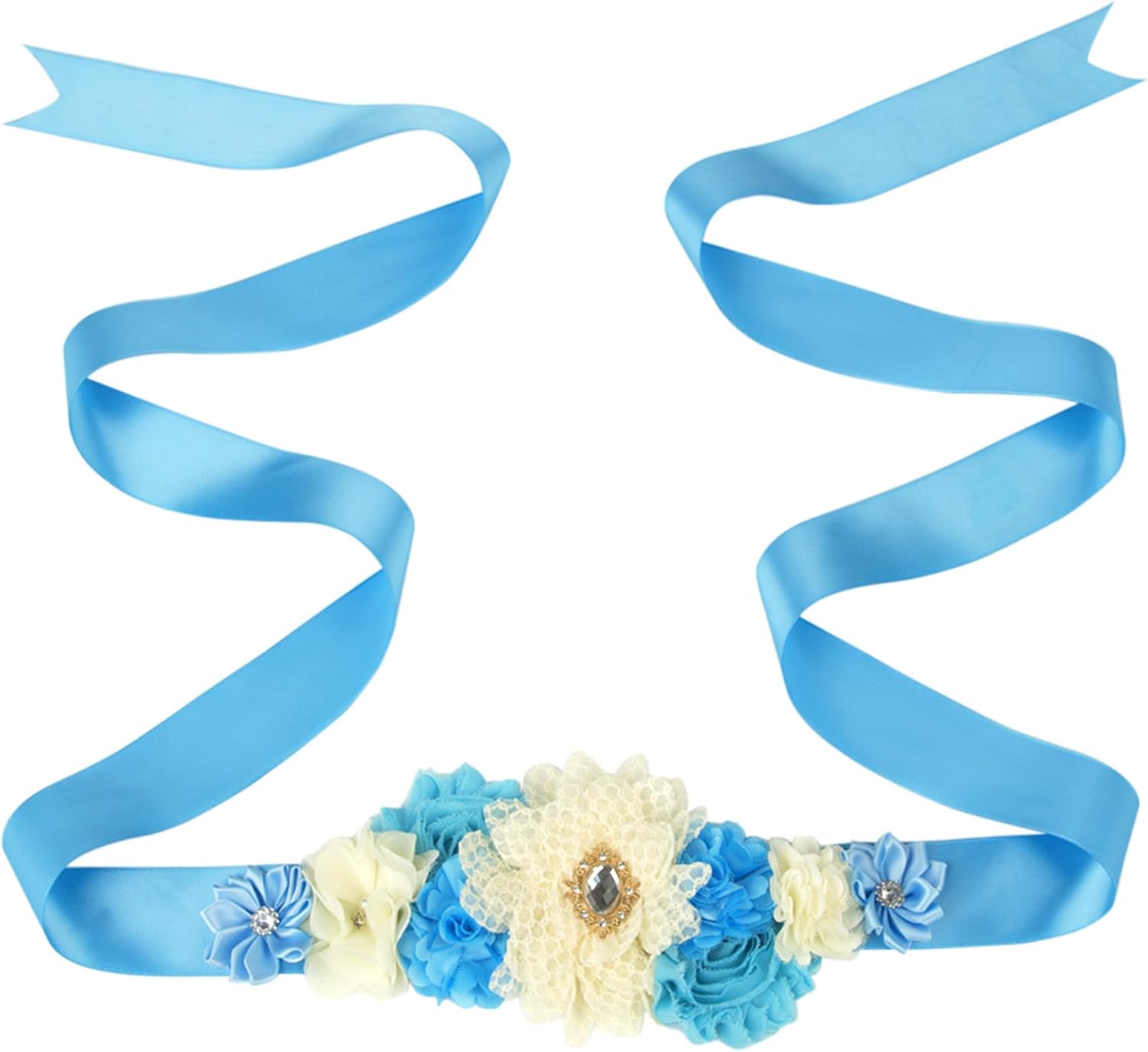 Handmade Flower Sash Belt - Maternity Beyond