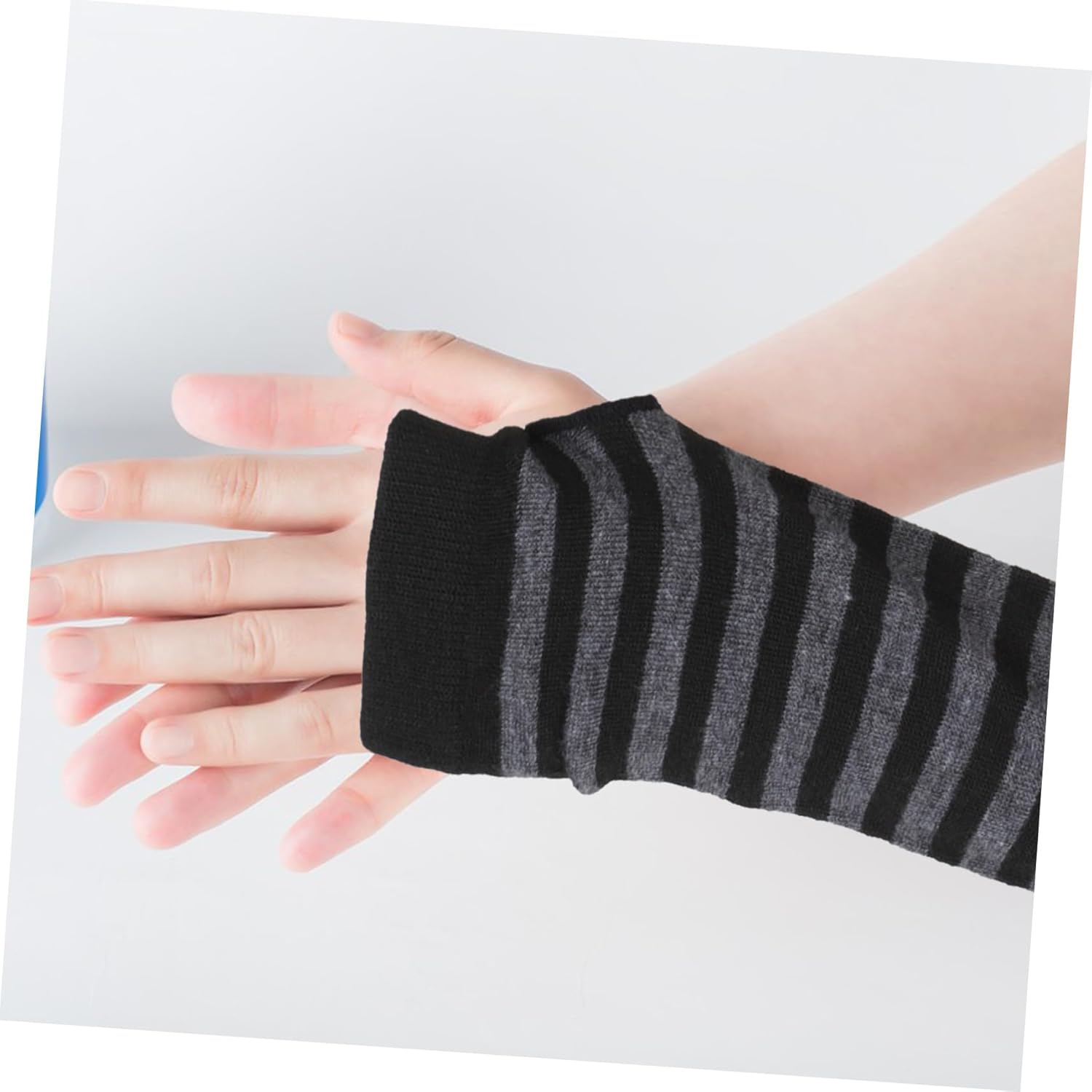 LIOOBO Women Knitted Fingerless Gloves