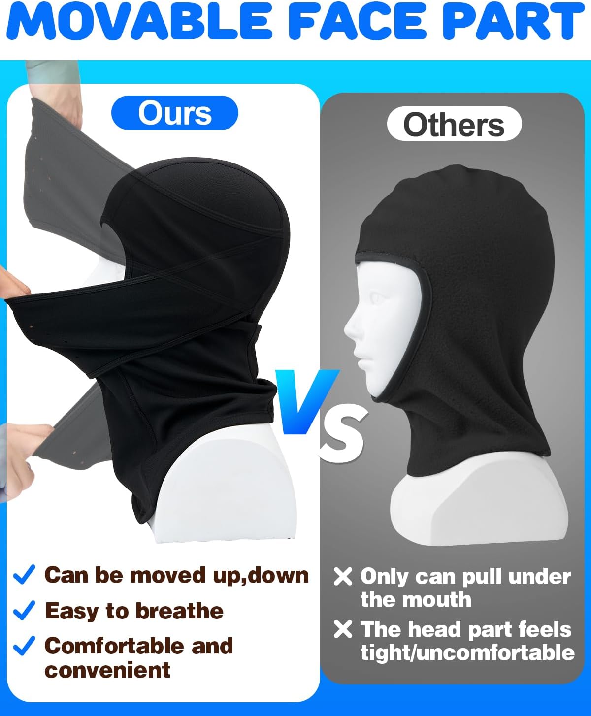 VenswellWinter Ski Mask for Kids