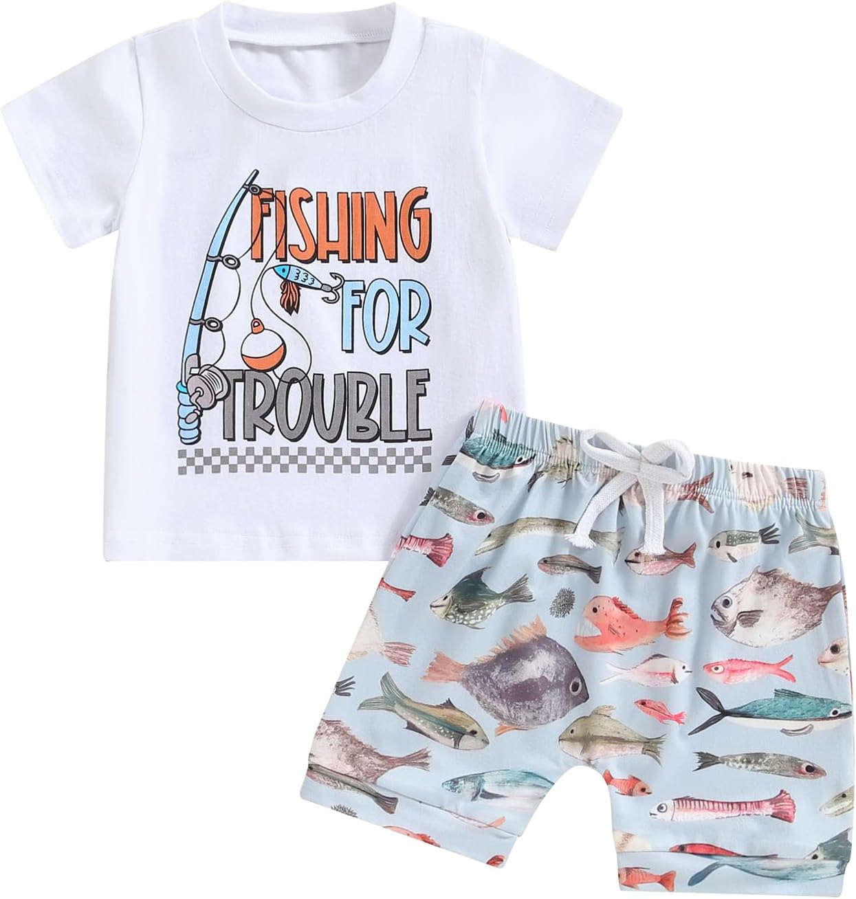 Rtnnsbbfcm Toddler Boy Summer Outfit