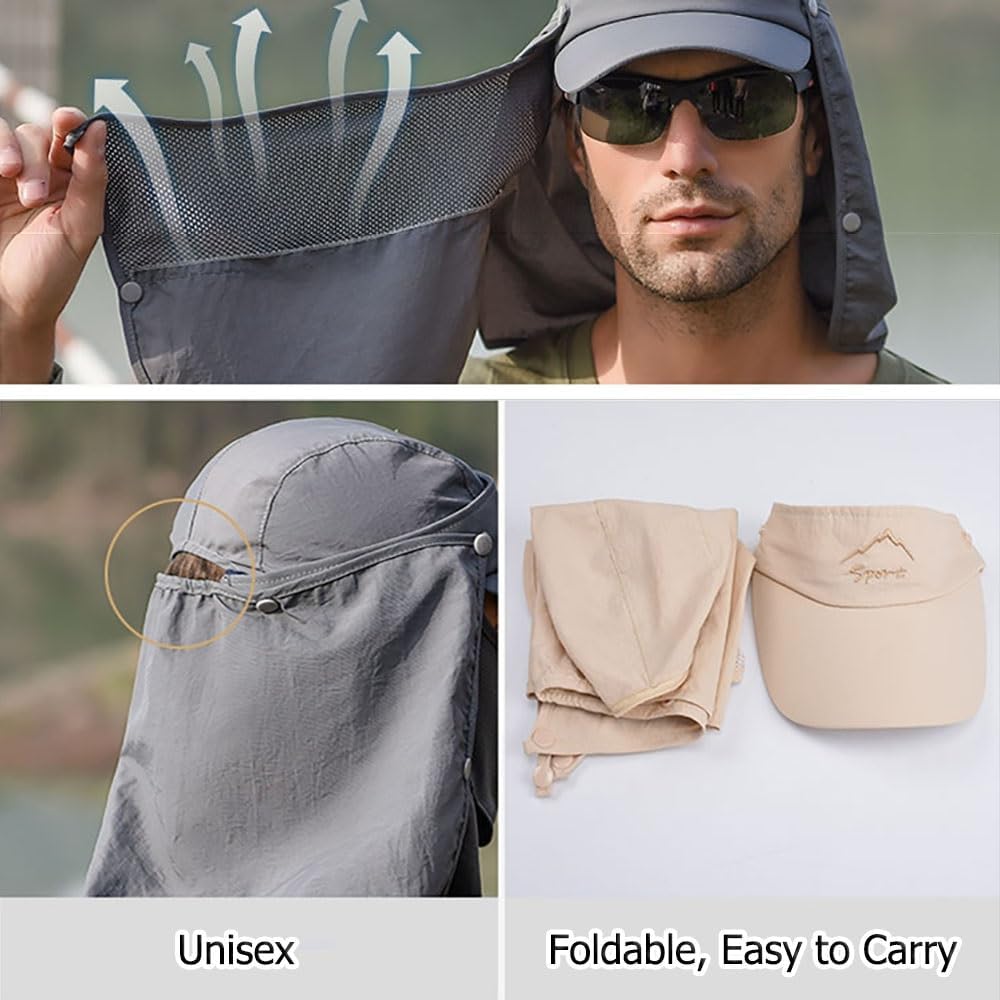 Gorra Protectora de Rostro Full Face Mask for Cycling Fishing