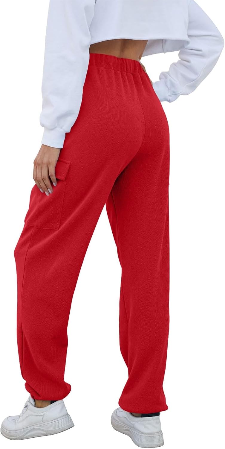 High Waist Cargo Drawsamp sweatpants for Women