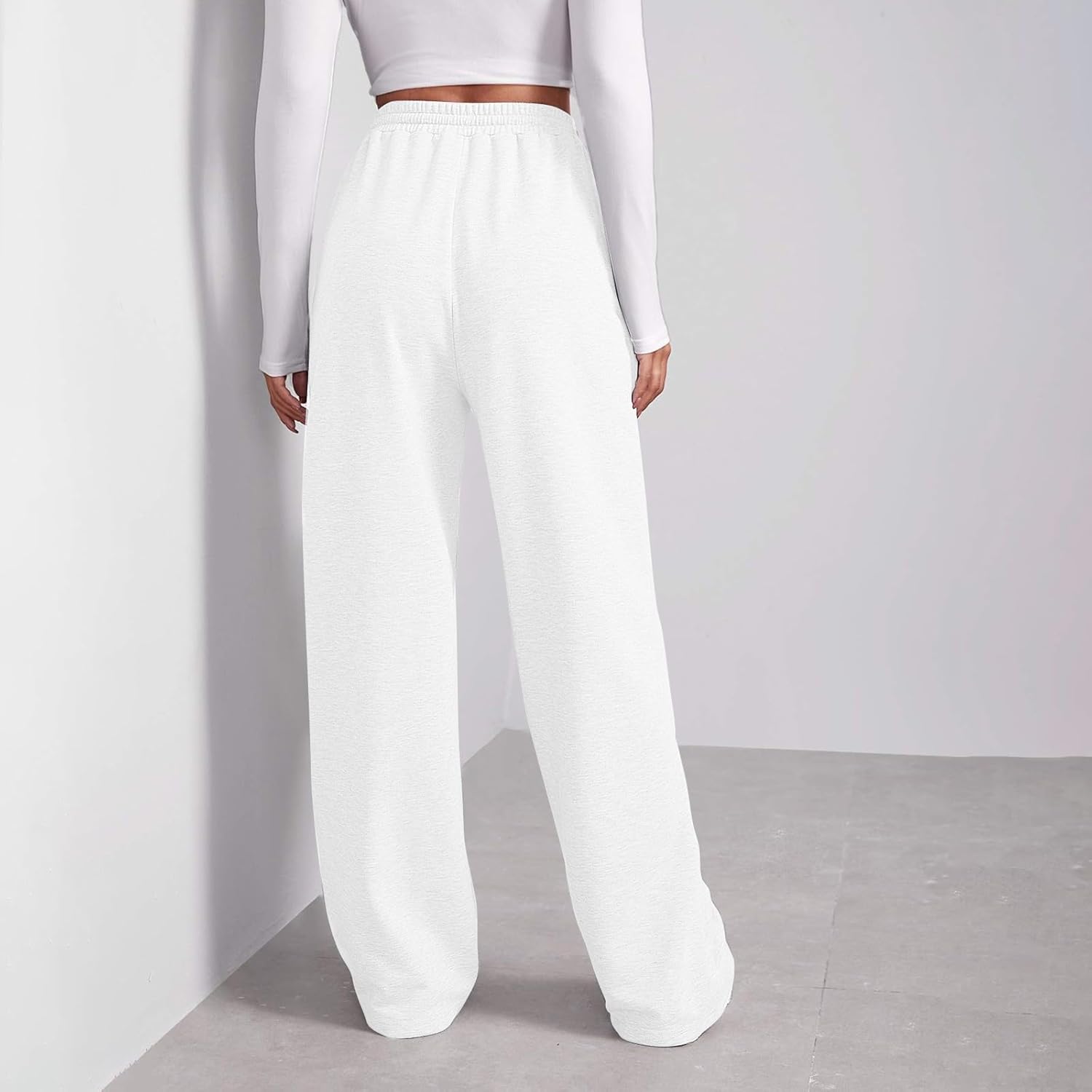 MidelXP Baggy Wide Leg Fleece Joggers