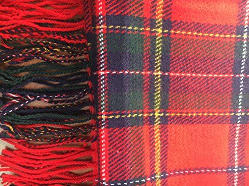 Wander Agio Womens Fashion Long Shawl Big Grid Winter Warm Lattice Large Scarf