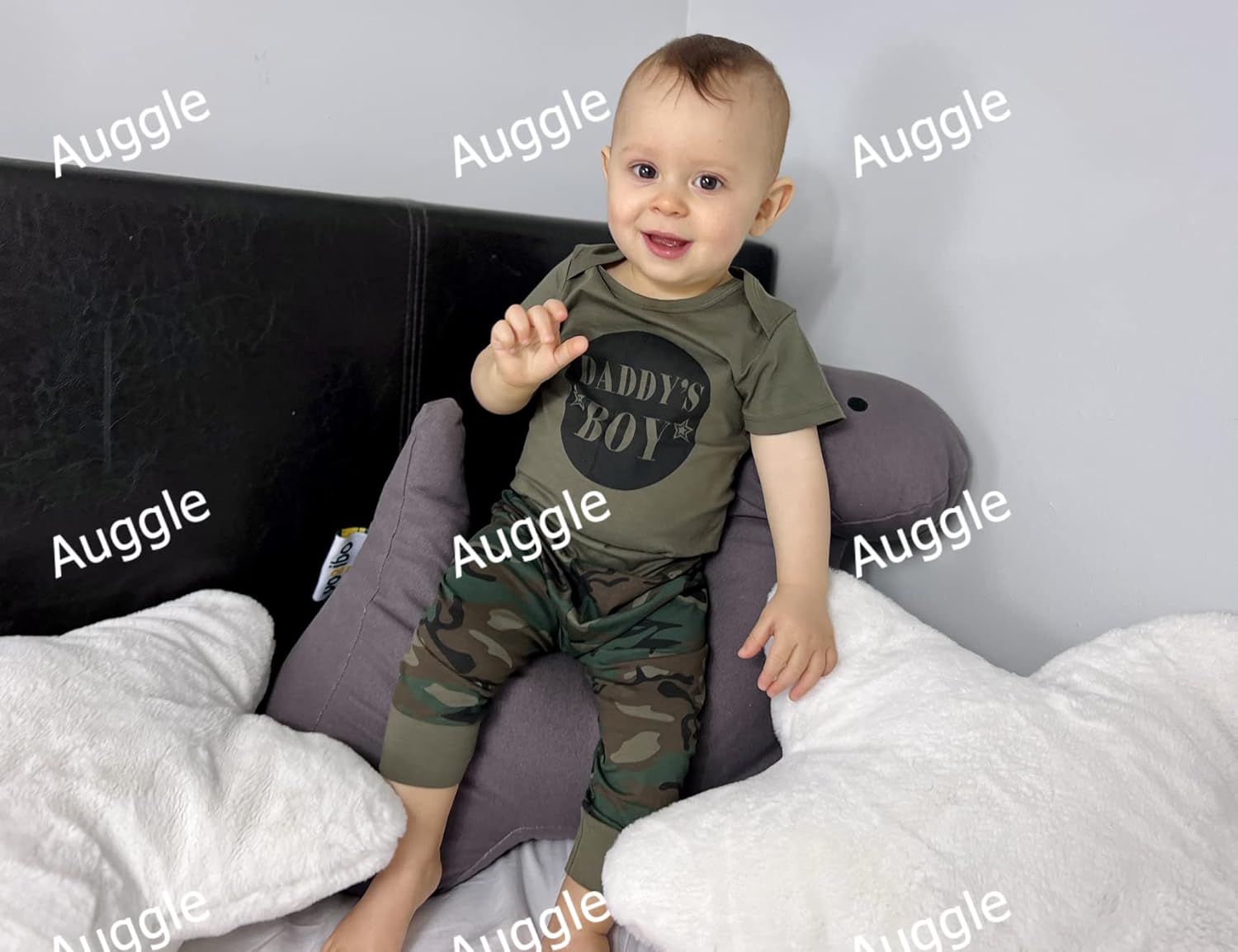 AGGLE Baby Boys Daddys Best Buddy 3PC Outfit Set
