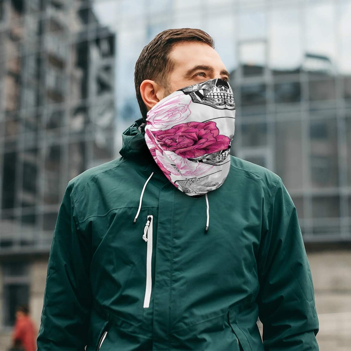My Little Nest Unisex Skull Rose Balaclava Mask
