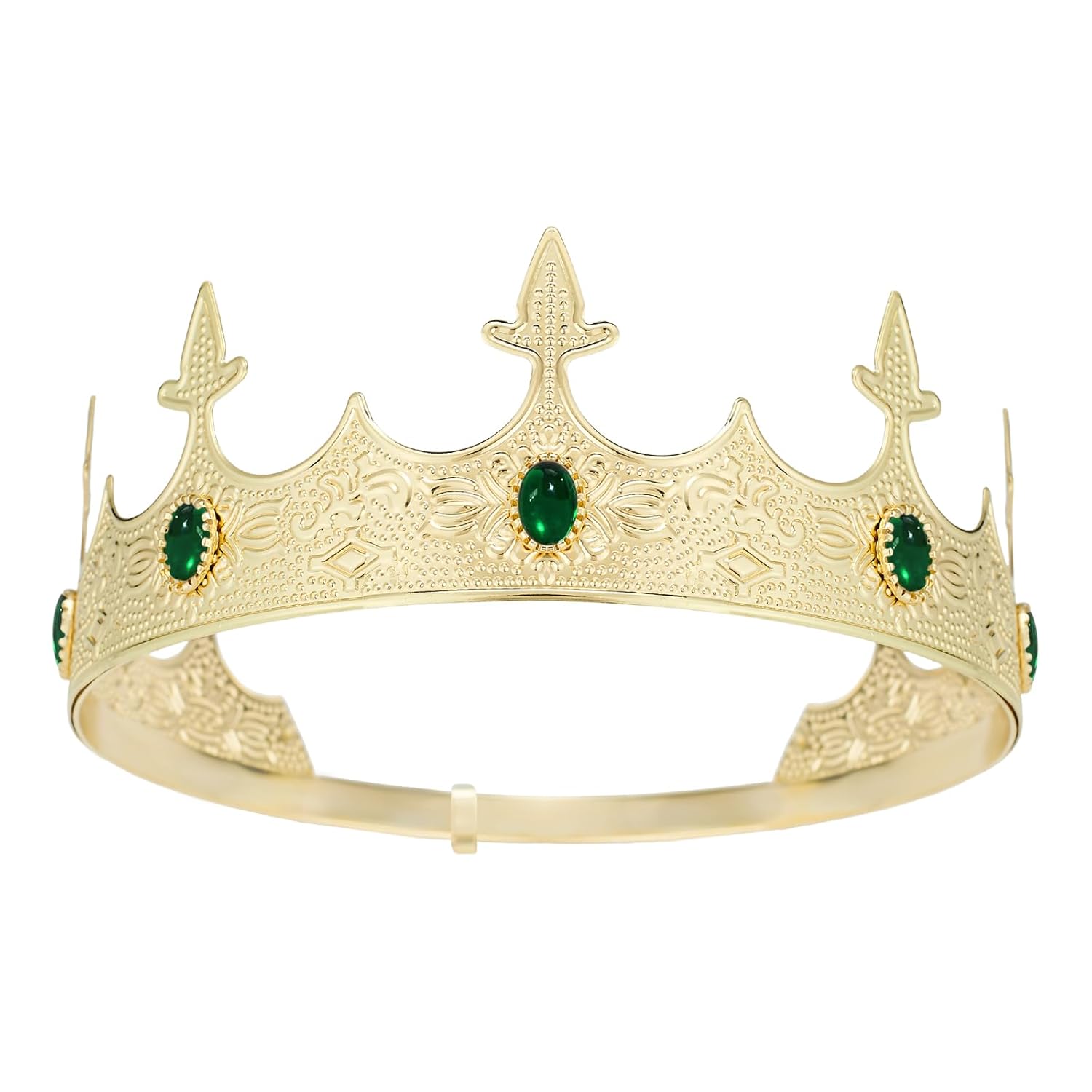 Metal Crown Headband for Men - Gold Crowns and Tiara
