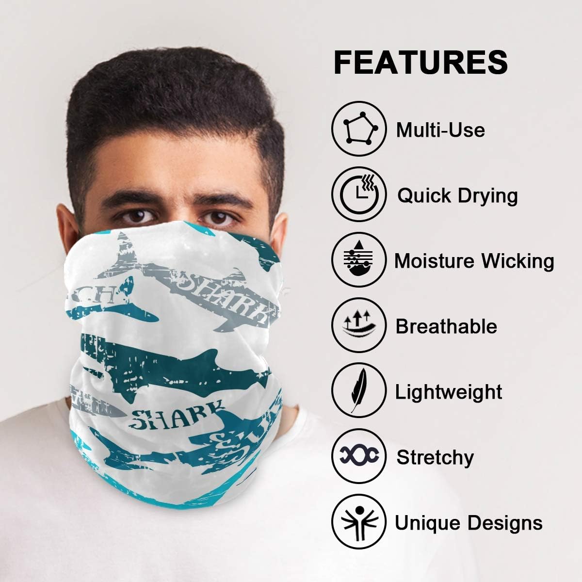 My Little Nest Shark Face Mask
